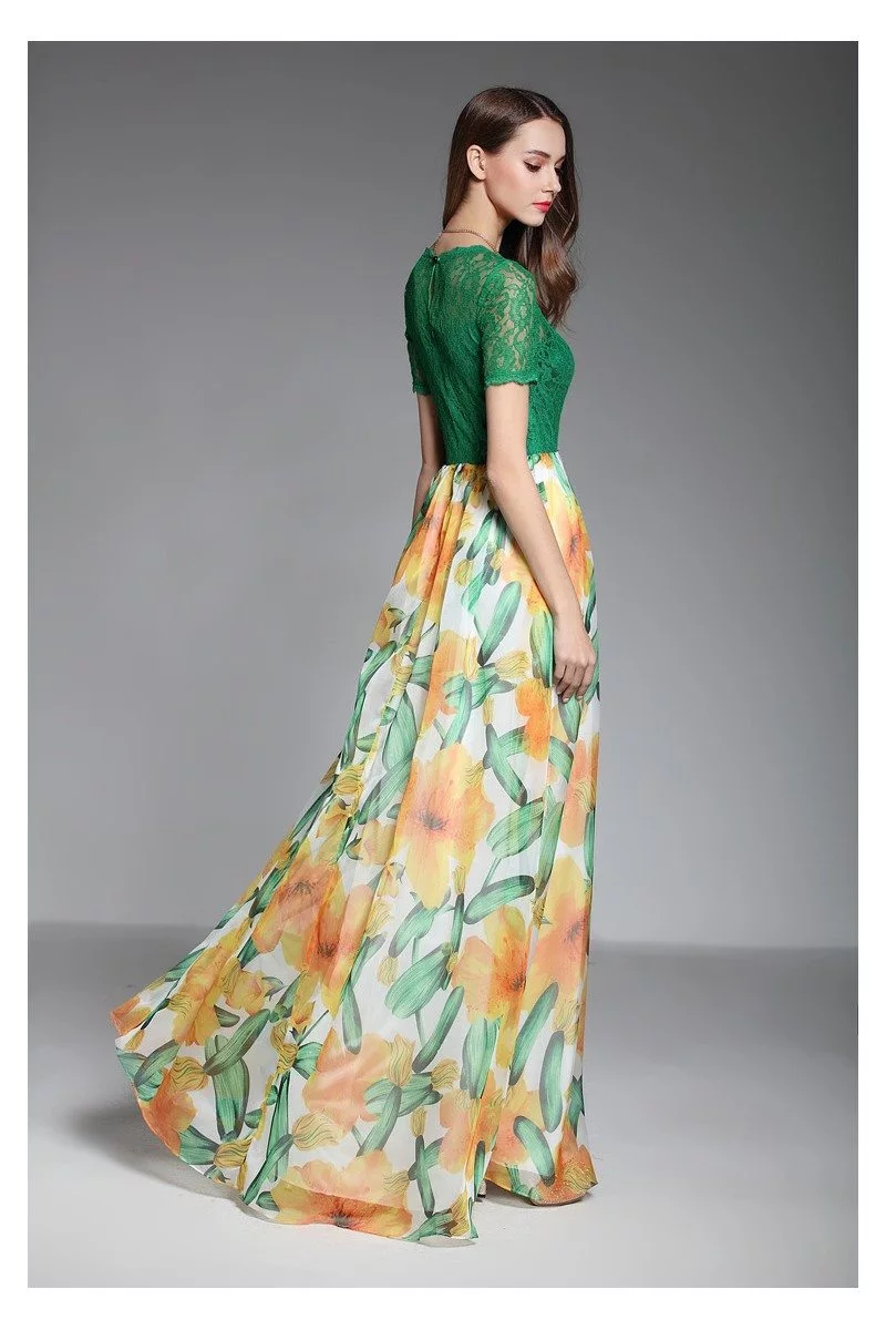 floral party gowns