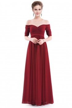 shoulder sweetheart evening neckline gown burgundy dresses sheprom dressilyme