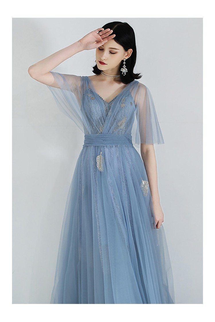 cece bell sleeve ruffle dress