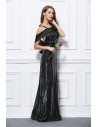 Sexy Backless Long Formal Sequin Dress - CK435