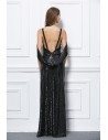 Sexy Backless Long Formal Sequin Dress - CK435