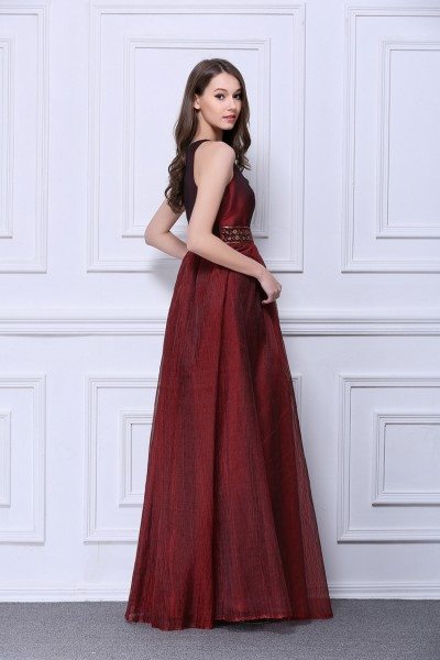 Floor Length Empire Line Beaded Formal Dress  $48 #CK485  SheProm.com