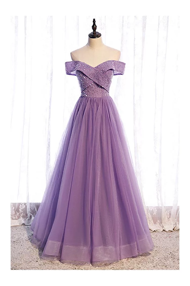 PM025,Light purple tulle mini prom dresses strapless pleated