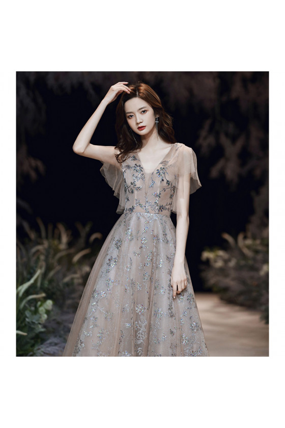 sequin lace prom dress Nox Anabel H1350 Prom Sequin Formal Long Glitter Dress