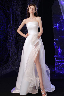 Strapless Fun Ruffled...