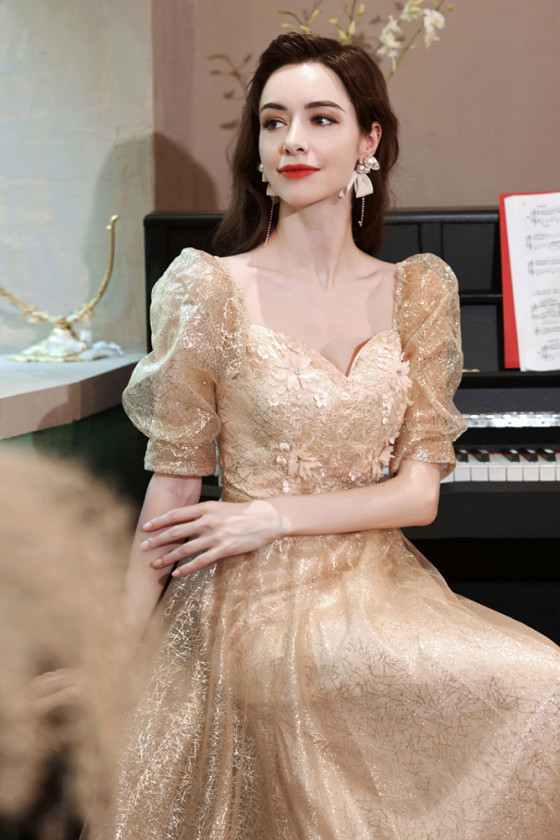 Prom dress- lace with bling main image 0