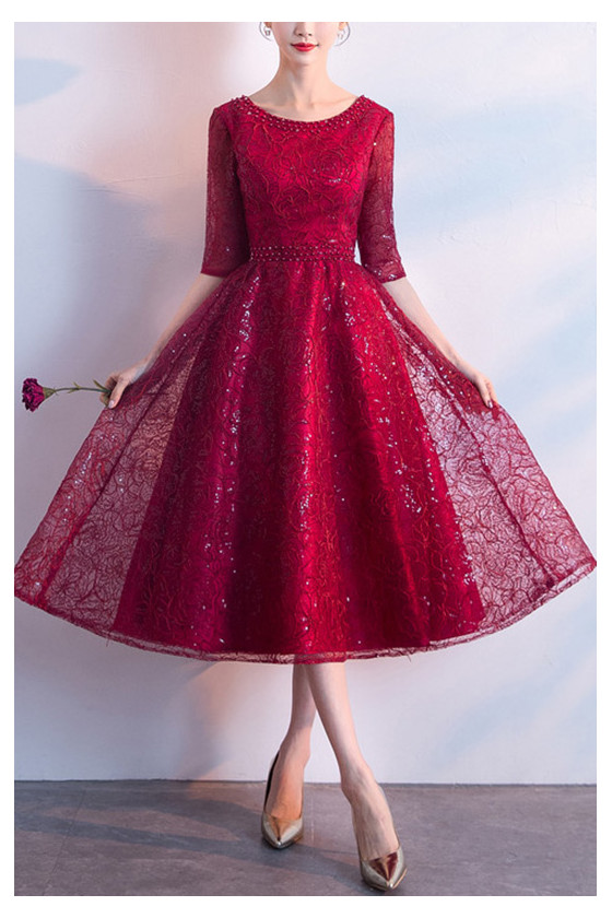 open lace back dress Burgundy Satin Short A-Line Prom Dress, Off the Shoulder Homecoming Pa