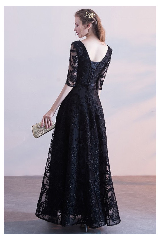 black lace party dress Black Lace Short Dress | Black Short Dress main image 1