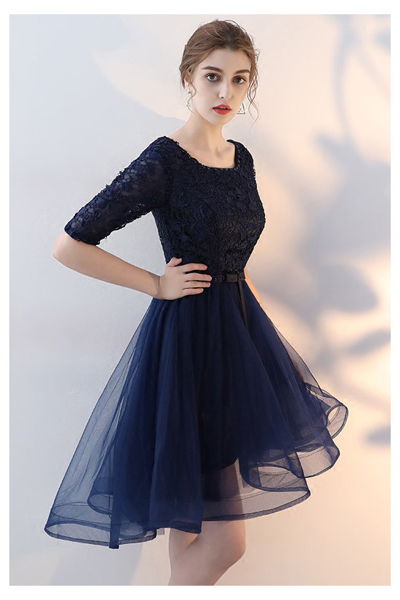 dresses in blue The Genevieve Sky Floral Jacquard Midi Dress Black & Beige Heels-449352903 kol(voga) Color:Golden Roses