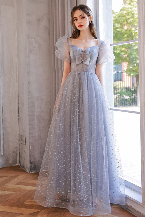 chinese dress ladies Puffy Sleeves Prom Dresses 2022 Satin Long  Lisposa