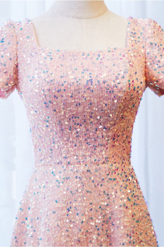 strapless open back dress Primavera Couture 4436 Short Beaded Sequin Cocktail Dress Homecoming S –  Glass Slipper Formals