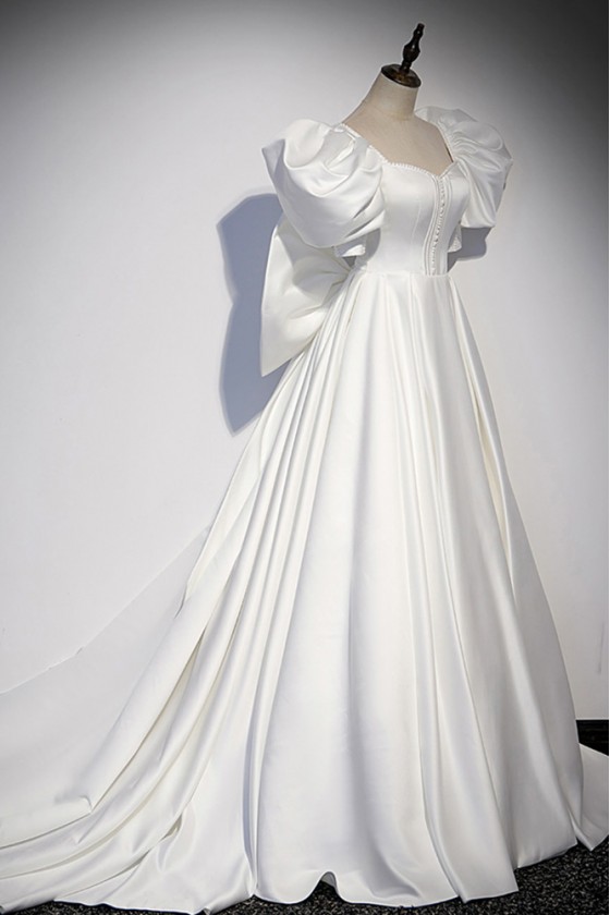 long sleeve dress for a wedding Arabesque Long Sleeve Lace Wedding Dress Sheath by Claire Pettibone main image 1