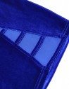 Women's Round Neck Blue Long Sleeve Velvet Dress - AS05735SB