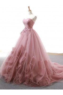 Strapless Sweetheart Tulle...