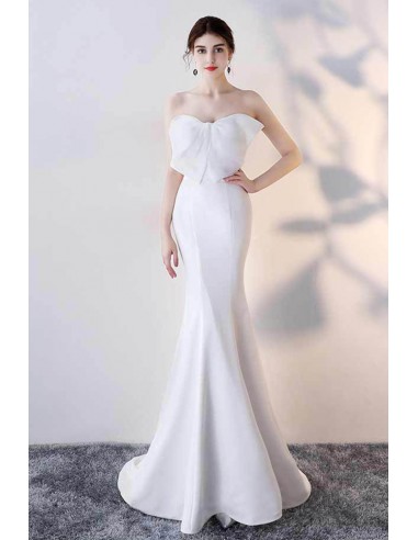 Sexy Strapless Fitted Mermaid Formal Dress