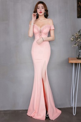 Fitted Mermaid Sexy Prom...