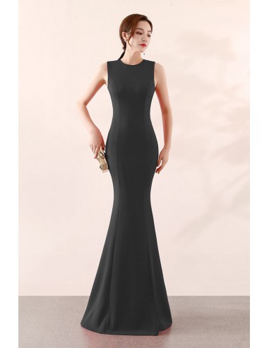 Fitted Bodycon Long Evening Dress Sleeveless