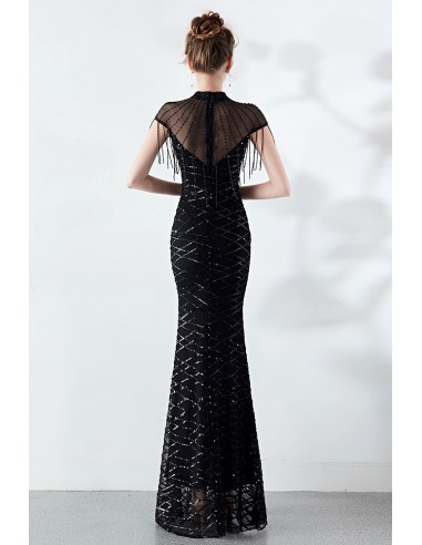 Sparkly Sequined Beaded Long Mermaid Evening Gowns Prom Dresses, QB0594 main image 1