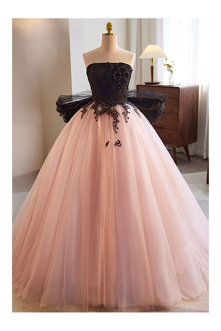Dolls & Divas Gorgeous Pink & Black Girls Party Dress 10 12 - Fall Items  *Sale*