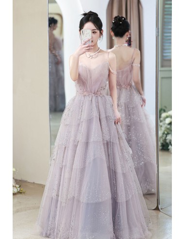 Gorgeous Tulle with Bling Prom Dress For Parites