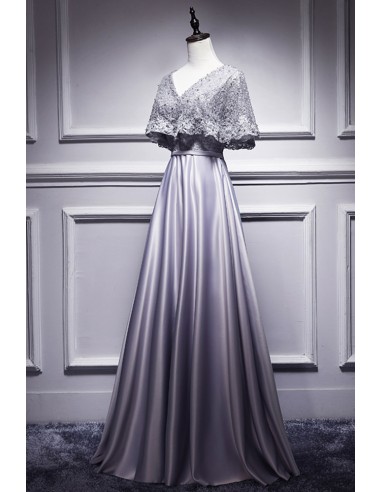 hot pink engagement dress Satin Prom Long Off Shoulder – Lisposa Color:Toasted Taupe main image 0