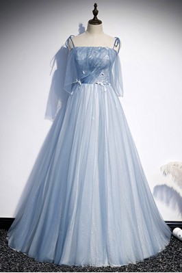 Light Blue Prom Dress with...