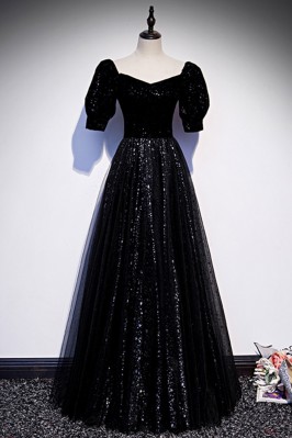 Long Black Formal Dress...