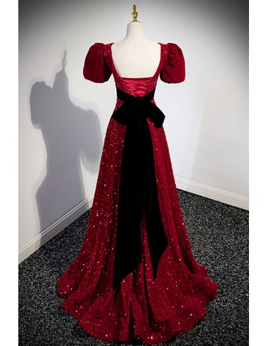 Cinturón Maxi Glam Bow Black & Burgundy