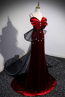 Elegant Back Bow Big Lapel Classic Dress
