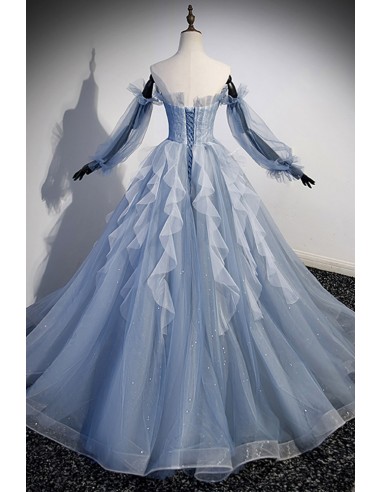 princess polly baby blue dress 1780s Vintage Victorian Blue Prom Dresses Royal Court Renaissance Evening  Gowns main image 0