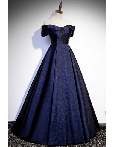 Sydneys Closet SC7388 Long Prom Dress Plus Size A-Line Off Shoulder As –  Glass Slipper Formals