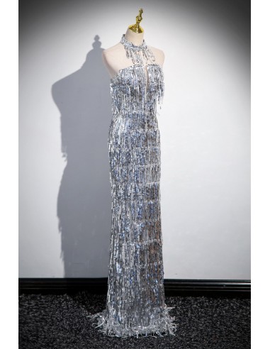 Lennon Sparkling Dress Petrol Silver