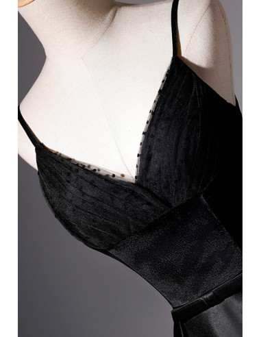 Different Styles Jersey Backless Straps V-neck Prom Dress,DS4732