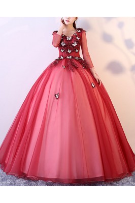 Cute Butterflies Burgundy...