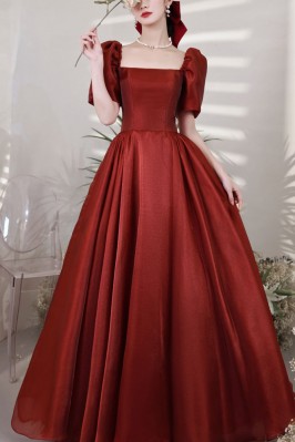 Off Shoulder Bubble Sleeved...