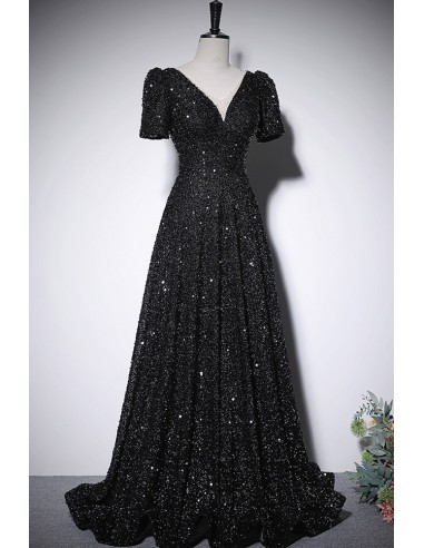 black and white a line dress Berylove Women A-Line Midi Asymmetrical Formal Dress Color:AS Photo collection Black Rhinestone Dress With