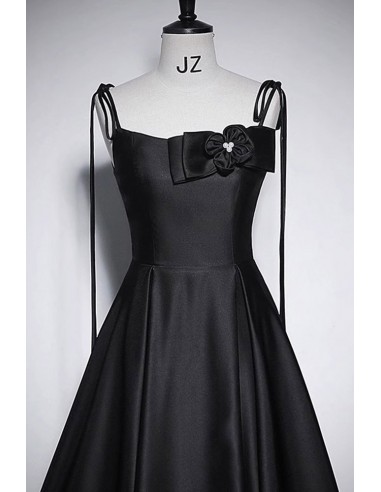Fashion Black Straps Long Prom Dress Evening Dress  Y7992