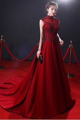 Sleeveless Aline Long...