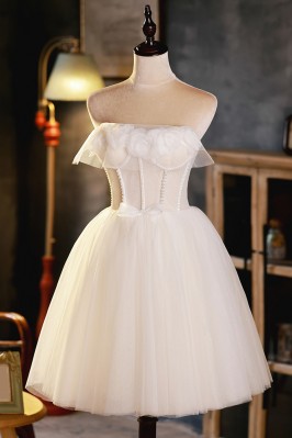 Strapless Short Tulle...