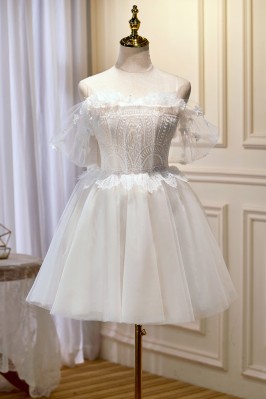 Beautiful White Lace Short...