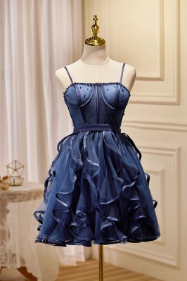 Navy Blue Corset-Top...