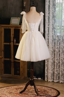 Light Champagne Tulle Mini...