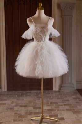 Fairytale White Puffy Tulle...