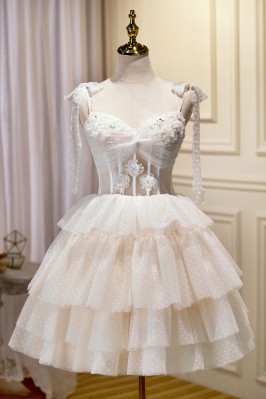 Lolita Tiered Polka-Dot...