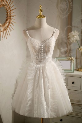 Strap-Supported Unique Lace...