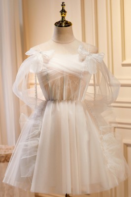 Beautiful Ivory White Tulle...