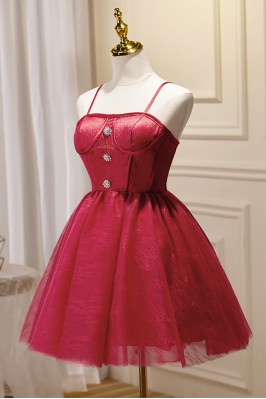 Simple Burgundy Red Lace...