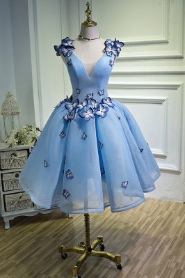 Sky Blue 3D Butterfly Mesh...