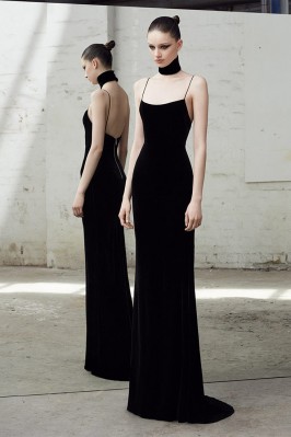 Velvet Floor-Length Mermaid...