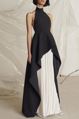 Black and Ivory Asymmetric...